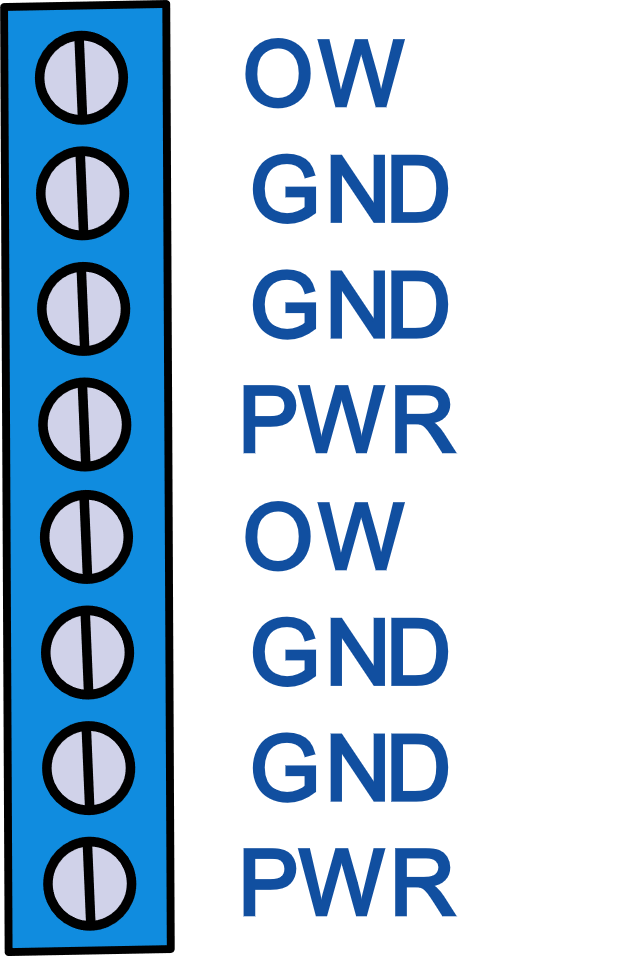 FH009/FH010 1-Wire connector pinout